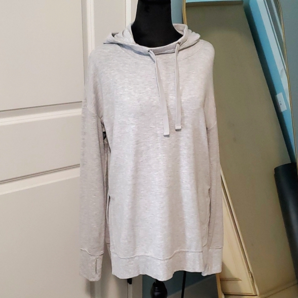 Active Life Athletic Sweatshirt Hoodie Medium Gray